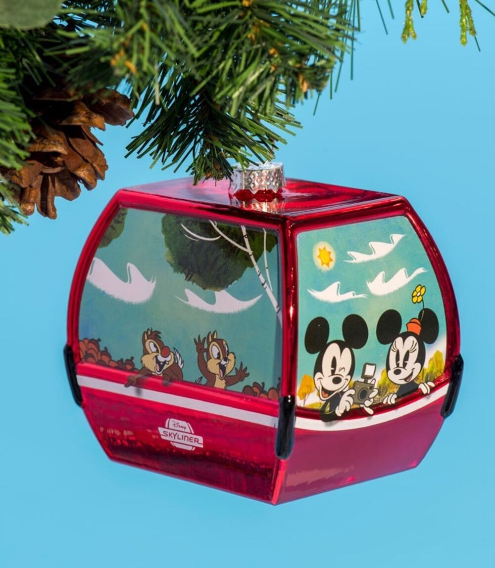 Disney Parks Mickey Friends Skyliner Gondola Collectable Toy Christmas Ornament